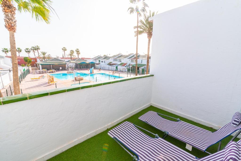 Deluxe Duplex Bungalow Private Parking Maspalomas  Exterior foto